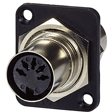 AVP-UMMIDI-F 5 Pin Maxxum Single D Mount Kit with MIDI Connector & Feedthru