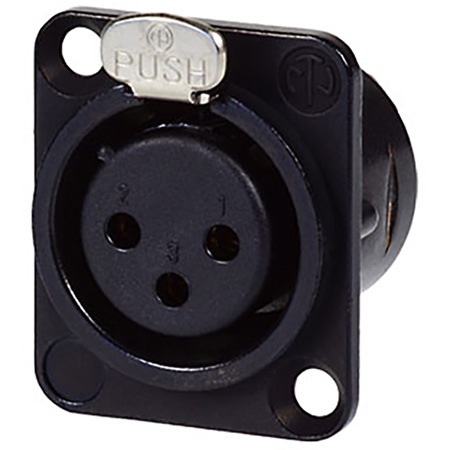 AVP-UMNC3FD-LB1 Maxxum Single D Mount Kit with 3 Pole Fem, Black & Gold