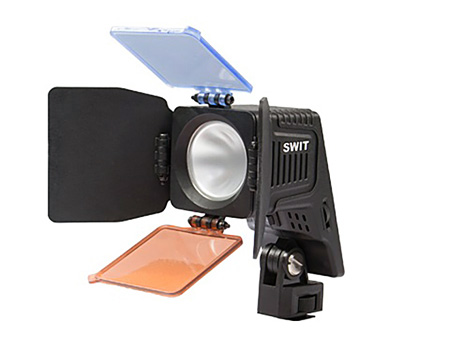 Picture of Swit Electronics America SWIT-S-2070V-PKG Chip Array LED Camera Light with JVC VF-823 Battery Mount