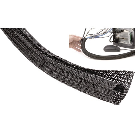 F6N200BK50 50 ft. Roll x 2 in. F6-Self Wrap Sleeving - Black