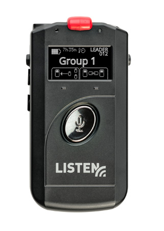 LSTN-LK-1 Assistive Listening & Intercom Transceiver - Rechargeable Lithium-Ion Battery