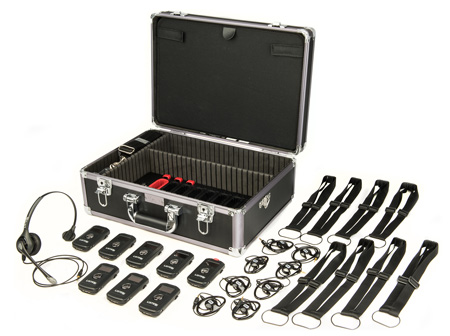 8-Person Assistive Listening & Intercom System