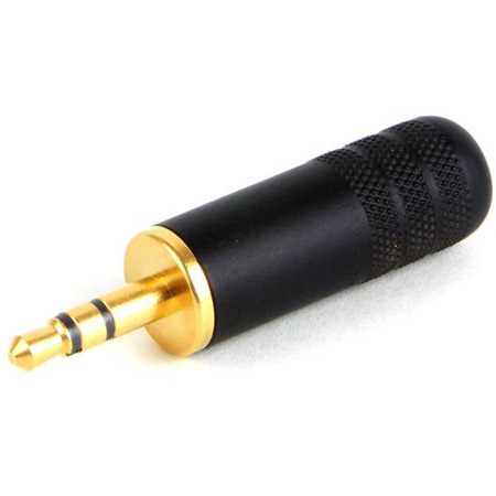 SW-35HDBNS 3.5 mm Stereo Plug - Tin Finger Black Handle, 0.17 in.