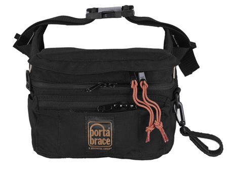 PBR-HIP-2AUD Hip Pack for Carrying & Protecting Audio Recorders, Black - Medium