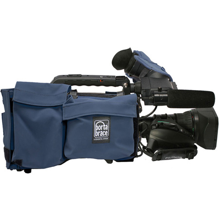 PBR-SC-HPX370 Shoulder Camera Case for Panasonic AG-HPX370 Camera, Blue