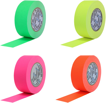 PT-CT1060-FLYW 1 in. x 60 Yards Console Tape, Fluorescent Yellow