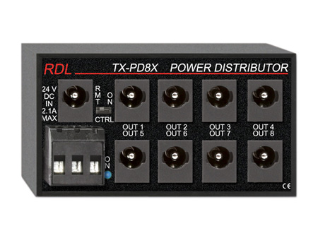 RDL-TX-PD8X 24V Switching Power Supply Distributor