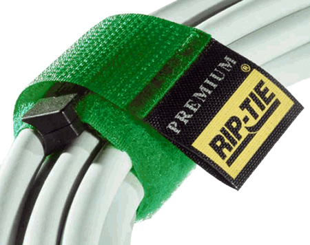 RIP-RLH-065010GN 1 x 6.5 in. Rip-Lock CableWrap, Green - Pack of 10