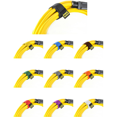 RT14-100RB 1 x 14 in. RipTie CableWrap, Rainbow - Pack of 100