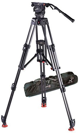 Picture of Sachtler SACH-1973 System 7-7 HD MCF Cine HD Fluid Head Tripod with Rubber Feet & Bag