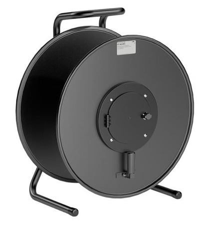 SCHILL-HT485 Steel Cable Reel with Open Front Panel & Core Inlet