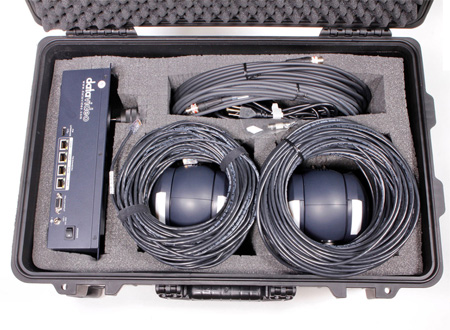 Picture of Datavideo DV-GO-2CAM 2 Camera GoKit - 2 Camera Remote Camera Kit with Controller Cables & Hand-Carry Case
