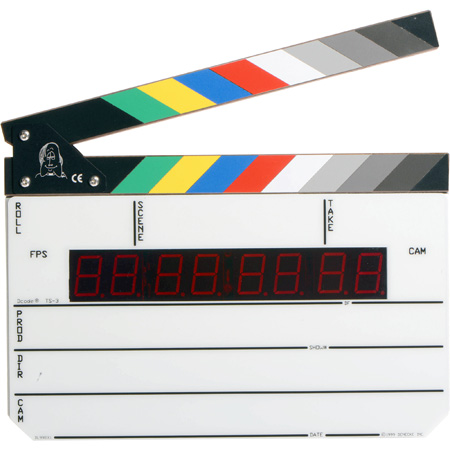 Picture of Denecke DKE-TS3C Time Code Slate with Color Sticks