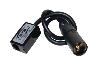 Picture of Energy Transformation Systems ETS-PA850 Digital Audio Adapter&#44; M-XLR 3 Pin to RJ45 Jack