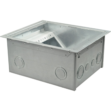 FL-540P-6-OAK 6 in. Floor Box for Raised Access Floors - Oak