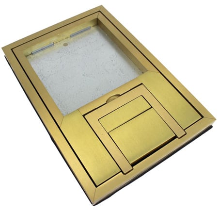 -FL-200-B-C U-Access Floor Box Cover with 0.5 in. Brass Square Flange