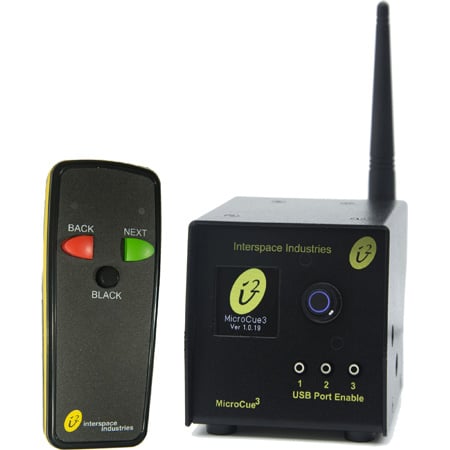 INTI-MC3-S3 MicroCue3 3 USB Cueing System with 1 x 3-Button Handset