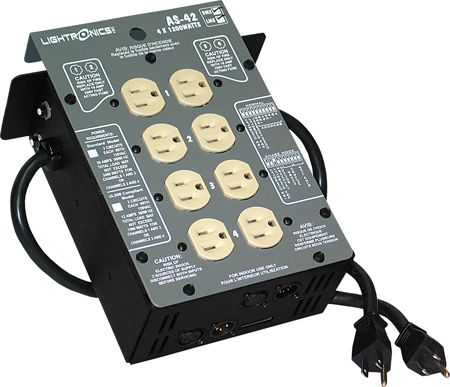 LGT-AS42DC Portable 4 Channel Light Dimmer