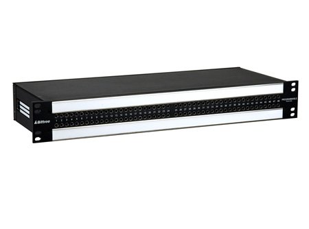 BIT-B96DCHNALHE3 2 x 48 in. 969 - A Series Front Programmable Patchbay Audio TT Bantam 1.5 RU E3 Rear Interface