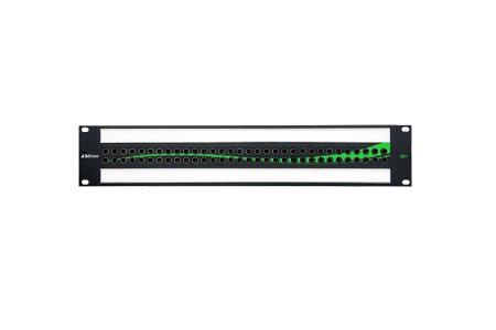 Picture of Bittree BIT-S64T-1MWNBK 2 x 32 in. 2RU 64 - Point 12GHz 4K by 8K Mini WECO Mid Size Video Patchbay