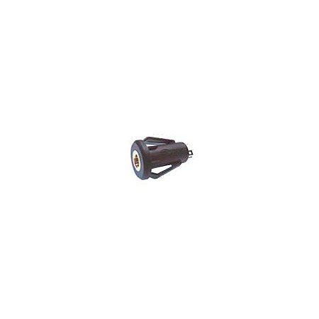 30-712-BK 3.5mm 4-Conductor TRRS Chassis Mount Snap in Jack - Black