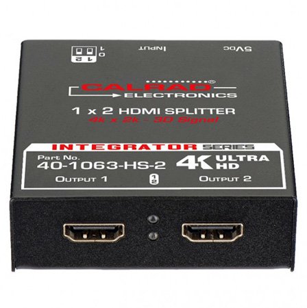 Picture of Calrad Electronics CLRD-40-1063-HS2 1 x 2 in. HDMI Ultra HD 4K Splitter