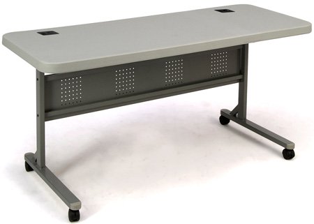 NPS-BPFT-2460 5 ft Plastic Flip Store AV Table