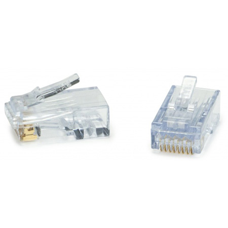 EZ-EX48 10G RJ45 Connectors - Black - Jar of 100 - High Performance