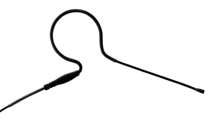 POI-CO8WSXSE-BL Omni Waterproof Earworn Microphone Sennheiser EW - Black