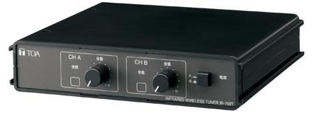 Picture of TOA Electronics TOA-IR-702TUS Infrared Wireless Tuner&#44; Dual Channel & 2 Channel Selection