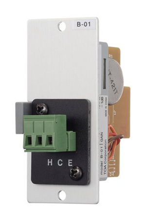 Picture of TOA Electronics TOA-L11S 600 Ohm Balanced Line Input Module Mute Receive with Screw Terminals