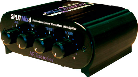 ART-SPLITMIX4 Four Channel Passive Splitter & Mixer