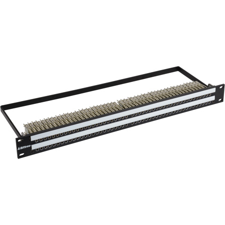 BIT-B96S-5M2OOB4 30 1RU 2 x 48 Non-Programmable Audio TT Bantam Patchbay - Pre-Tinned Jack Tails - No Chassis