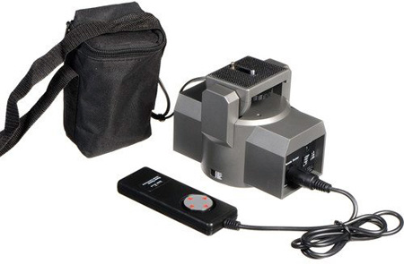Picture of Bescor Video Accessories BES-MP-1B Motorized Pan Head with MP-REMOTE & 90-645 External Extended Power Battery