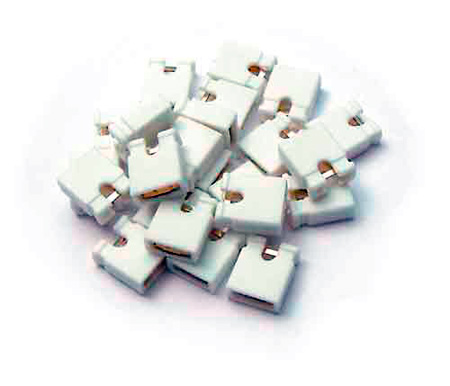 BIT-382811-0 Audio Programming Shunts White Grounding