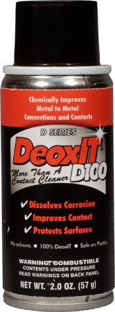 D100S-2 DeoxIT D100S- Spray 100 Percent Solution