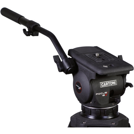 Picture of Cartoni CAR-HF1200 Focus Head with Euro Style Quick Release Plate - with Pan Bar