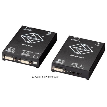 Picture of Black Box BBX-ACS4001A-R2 ServSwitch Single DVI CATx KVM Extender USB