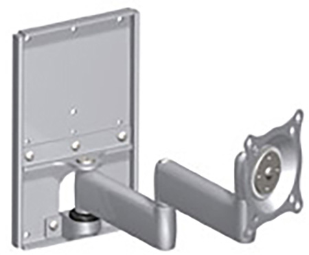CHF-KWDSK110S Dual Arm Metal Stud Wall Mount - Silver