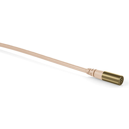 Picture of DPA Microphones DPA-6060-OCU-F34 Omni Mic Normal SPL - Beige with Hardwired Locking 3.5 mm TRS Connector