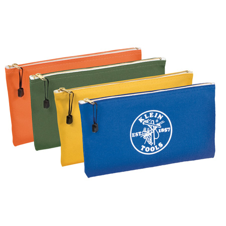 Picture of Klein Tools KLT-5140 Canvas Zipper Bags - Pack of 4