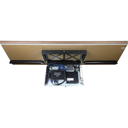 -WM-UTR1S Under Table Mount 1RU Equipment Rack