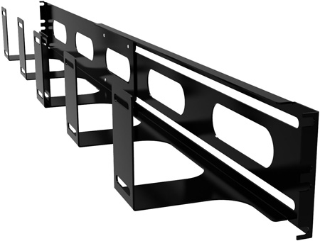 Unique Product Solutions HMND-RDCM2136BK Adjustable Depth Cable Manager - 21-36 in.