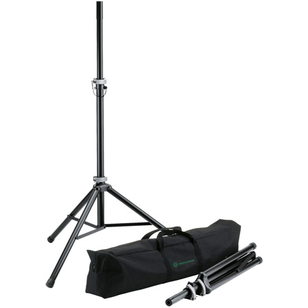 Picture of K&M America KM-21459 2 Speaker Stands with Carrying Case
