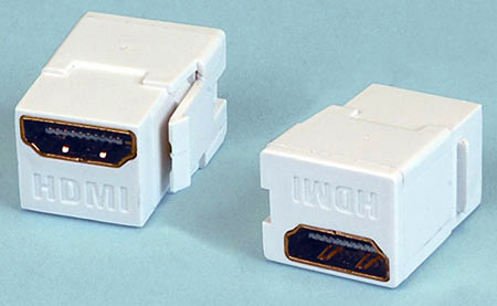 HT-HDMI-W HDMI Female-Female Keystone Coupler - White