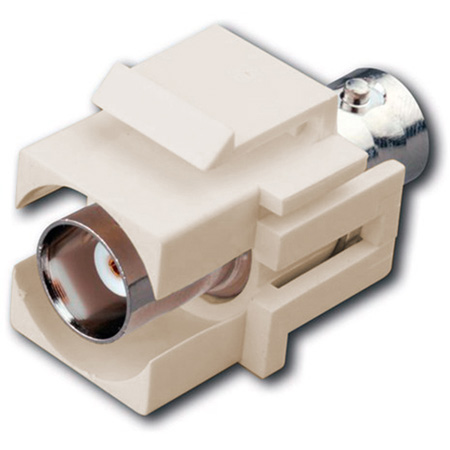 VCO-820473 Keystone Insert BNC Jack to BNC Jack- Ivory
