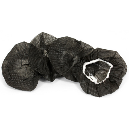WLS-EAR045-100BK Sanitary Headphone Covers - Black - Pack of 100