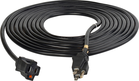 MILSPE-D16528100 Pro Power Cordset 14-3 AC Extension Cord, Black - 100 ft.