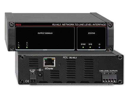 RDL-RU-NL2 Network to Line Level Interface