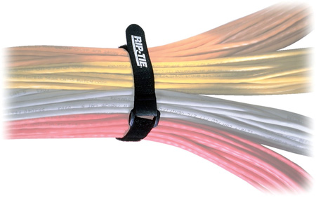 RIP-K-12-E20-BK Rip Tie EconoCinch 0.75 x 12 in. Cable Wrap - 20 Pieces - Black